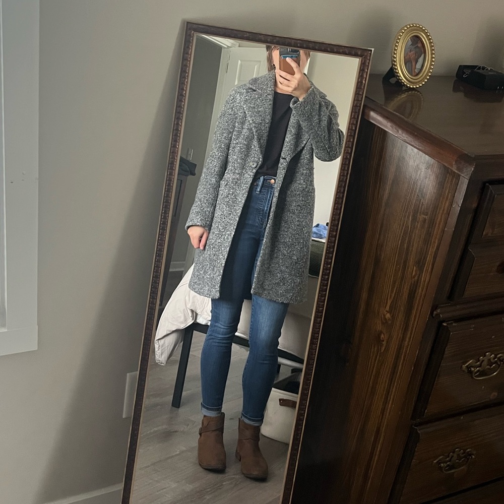 H&M Gray Wool Coat